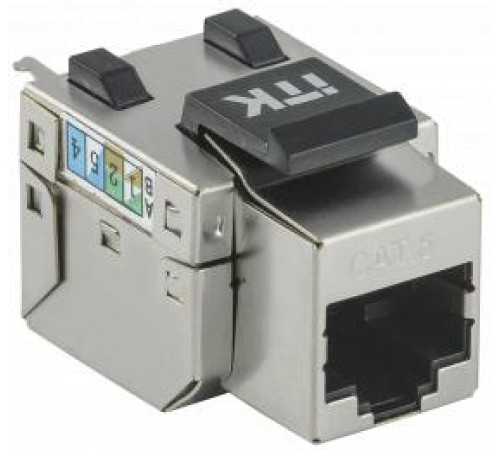 ITK Модуль Keystone Jack кат. 6 FTP 110 IDC 90 град. розет. ITK Модуль Keystone Jack кат. 6 FTP 110 IDC 90 град. розет.