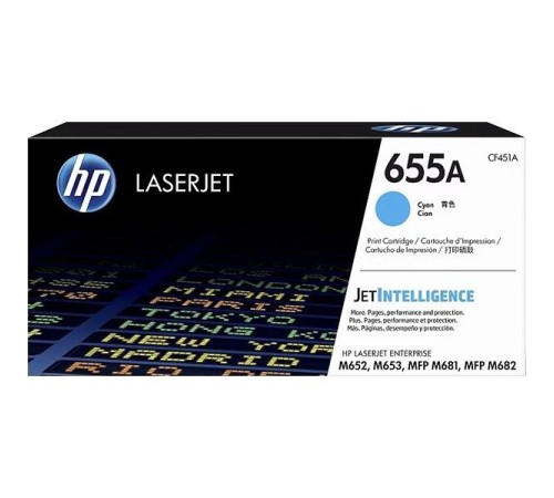 Тонер-картридж/ HP 655A Cyan Original LaserJet Toner Cartridge Тонер-картридж/ HP 655A Cyan Original LaserJet Toner Cartridge