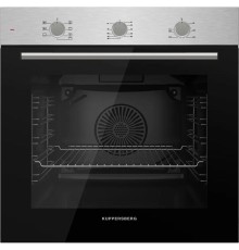 Встраиваемый духовой шкаф KUPPERSBERG/ Встраиваемый духовой шкаф KUPPERSBERG, электрический, High-Tech, 60 см, объем 80 л, 8 режимов, поворотное управление, макс. Температура 275 градусов, дисплей, таймер, цвет нержавеющая сталь/черный