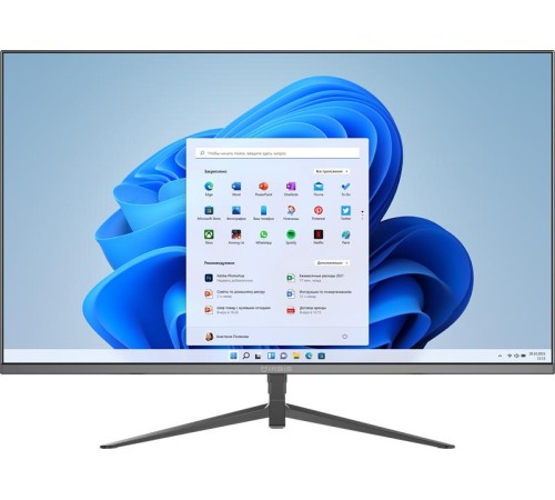 Моноблок IRBIS MB2700 27"  AIO, CPU intel I5-1135G7, 27" LCD (1920x1080IPS), 16GB PCDDR4 2400MHZ+512GB, 1*1 AC wifi,brush dark grey, EU adapto (после ремонта, царапины на корпусе, сильные повреждения коробки)