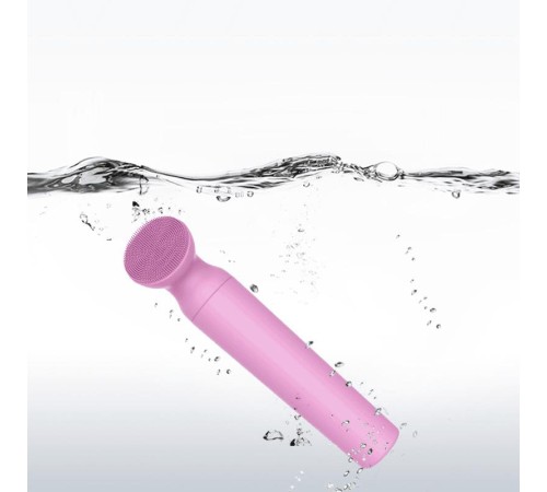Вибромассажер для лица Fittop L-Clean, розовый