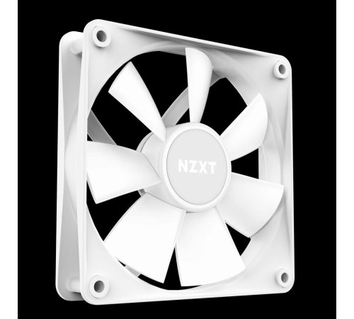 Кулер для корпуса ПК/ Case Cooler NZXT F120 RGB Core Triple Pack (120x120x25mm, 4-pin PWM, RGB, 78.86CFM, 33.88dBA, 1800RPM, White, 3pcs)