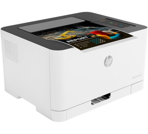 Принтер HP Color Laser 150a Printer (A4,600x600dpi, (18(4)ppm, 64Mb, USB 2.0, 1tray 150, cartridges 700b &500cmy pages in box,repl.SL-C430 )