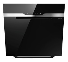 Вытяжка ELICA/ Вытяжка ELICA, 60 см, наклонная, рециркуляция/отвод, LED освещение, сенсорное управление, 3 скорости + интенсивный режим, индикация насыщения фильтра, технология Back Aspiration, энергоэффективность В, цвет черное стекло + нержавеющая сталь