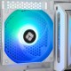 Кулер для корпуса/ Case Cooler Thermalright TL-C12CW-S (120x120x25mm, 4-pin PWM, ARGB, 66.17CFM, 25.6dBA, 1550RPM, White)