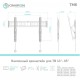 Кронштейн ONKRON/ 43-85'' макс 400*600 наклон 12º от стены: 35-145мм, макс вес 68,2кг, встр уровень