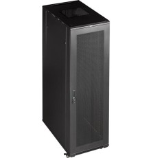 Шкаф Шкаф 19" Business, 18U 600x800, черный, передняя дверь стекло, задняя дверь распашная металл