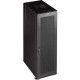 Шкаф Шкаф 19" Business, 47U 800x800, черный, передняя дв. перфорир., задняя дв. распашная перфорир.