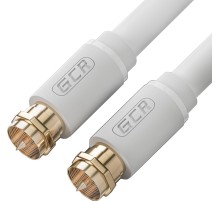 GCR Кабель 1.0m антенный (коаксиальный) Male F81 / Male F81, резьба, GCR-51822