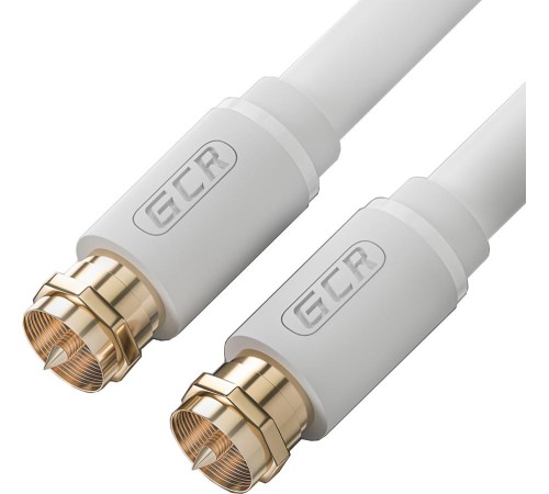 GCR Кабель 1.0m антенный (коаксиальный) Male F81 / Male F81, резьба, GCR-51822