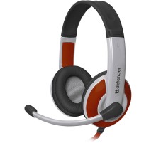 Defender Игровая гарнитура Warhead G-120 красный + белый, кабель 2 м