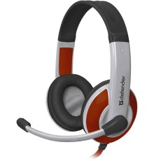 Defender Игровая гарнитура Warhead G-120 красный + белый, кабель 2 м