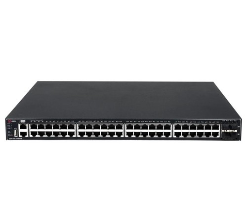 QTECH Управляемый стекируемый коммутатор уровня L3 с поддержкой PoE 802.3af/at, 48 портов 10/100/1000 BASE-T, 4 порта 10GbE SFP+, 2 сменных БП (поставляются отдельно) QTECH Управляемый стекируемый коммутатор уровня L3 с поддержкой PoE 802.3af/at, 48 портов 10/100/1000 BASE-T, 4 порта 10GbE SFP+, 2 сменных БП (поставляются отдельно)