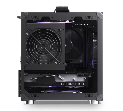 Корпус без блока питания/ Case JONSBO C6 Handle, Mini-Tower, no fan, 1xUSB-A 3.0 + 1xUSB-C 3.1, mATX, mITX Black