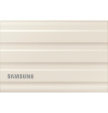 Внешние HDD и SSD/ Samsung External SSD T7 Shield, 1TB, Type C-to-C/A, USB 3.2 Gen2, R/W 1050/1000MB/s, IP65, 88x59x13mm, 98g, Beige (12 мес.)