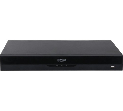 32-канальный IP-видеорегистратор 4K H.265+ и ИИ , Входящий поток до 256Мбит/с, сжатие: H.265+ H.265 H.264+ H.264 MJPEG, разрешение записи до 16Мп, накопители: 2 SATA III до 16Тбайт, воспроизведение: 16кн@2Mp 2кн@16Мп, видеовыходы: 1 HDMI 1 VGA, cеть: 1 RJ