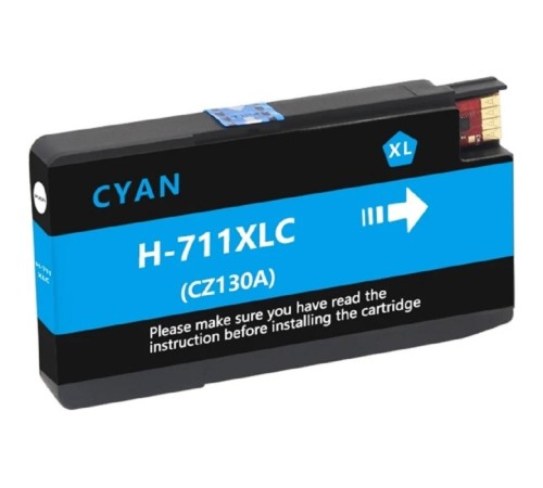 -/ Струйный картридж NV Print 711 (NV-CZ130A) Cyan для HP Designjet T120/T520 (29 мл) совместимый