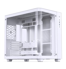 Корпус без блока питания/ Case JONSBO TK-3 White, Midi-Tower, TG, no fan, 2xUSB-A 3.2 + 1xUSB-C 3.2, ATX, mATX, mITX White