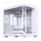 Корпус без блока питания/ Case JONSBO TK-3 White, Midi-Tower, TG, no fan, 2xUSB-A 3.2 + 1xUSB-C 3.2, ATX, mATX, mITX White
