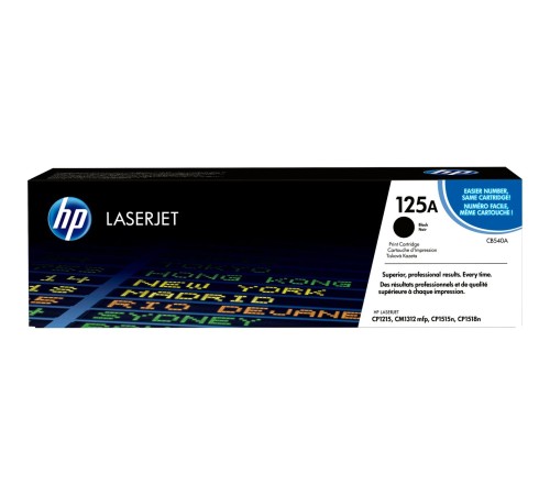 Тонер-картридж/ HP Color LaserJet CB540A Black Print Cartridge