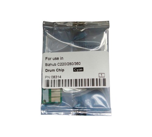 Чипы Чип драм-юнита для KONICA MINOLTA Bizhub C220/C280/C360 (CET) CMY, (WW), 90000 стр., CET8314 Чипы Чип драм-юнита для KONICA MINOLTA Bizhub C220/C280/C360 (CET) CMY, (WW), 90000 стр., CET8314