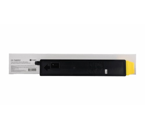 Тонер-картридж F+ imaging, желтый, 6 000 страниц, для Kyocera моделей FS-C8020MFP/C8025MFP (аналог TK-895Y /1T02K0ANL0), FP-TK895Y (Мятая упаковка)
