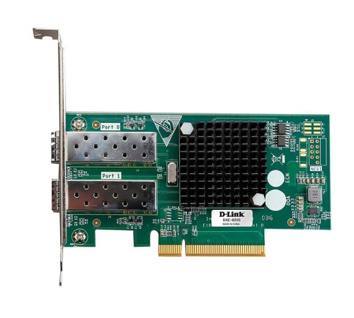 Адаптер/ DXE-820S PCI-Express Network Adapter, 2x10GBase-X SFP+ Адаптер/ DXE-820S PCI-Express Network Adapter, 2x10GBase-X SFP+