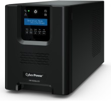 ИБП CyberPower PR1500ELCD, Line-Interactive, 1500VA/1350W, 8 IEC-320 С13 розеток, USB&Serial, SNMPslot, LCD дисплей, Black, 0.5х0.3х0.35м., 28.3кг./ UPS Line-Interactive CyberPower PR1500ELCD 1500VA/1350W USB/RS-232/EPO/SNMPslot (8 IEC С13)