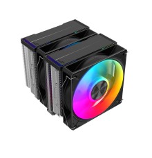 Кулер для процессора/ CPU Cooler SAMA A60L (265W, 4-pin PWM, 156.5mm, 6x6mm, ARGB, 2x120mm, 78CFM, 29dBA, 2200RPM, S: 1851/1700/1200/115X, AM5/AM4, silver)