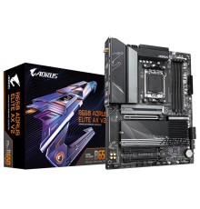 Материнская плата GIGABYTE B650 AORUS ELITE AX V2, AM5, B650, 4*DDR5, 4*SATA, 3*M.2, 7*USB 3.2, Type-C, 3*PCIx16, DP+HDMI, ATX