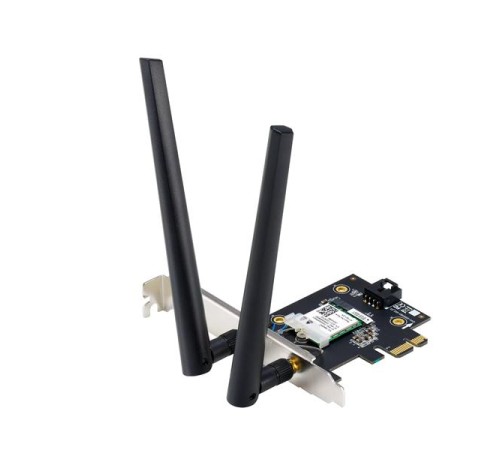 адаптер ASUS PCE-BE6500 // WI-FI 7 802.11be, 2882 + 688Mbps, PCI-E Adapter, 2 antenna