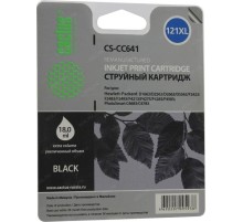 -/ Картридж струйный Cactus CS-CC641 №121XL черный (18мл) для HP DJ D1663/D2563/D2663/D5563/F2423/F2483