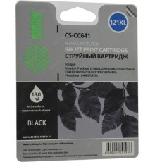-/ Картридж струйный Cactus CS-CC641 №121XL черный (18мл) для HP DJ D1663/D2563/D2663/D5563/F2423/F2483