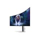 Монитор Samsung 49" Odyssey OLED G9 G93SD S49DG932SI Curved (OLED 32:9 5120x1440x240Hz 0,03ms 250cd 1:1 178/178 1,07  DP;HDMI; Micro HDMI; USB3.2 Gen1 x2 (USB-C); HAS Tilt VESA Silver