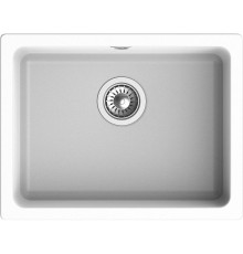 Кухонная мойка RIVELATO RIVELATO Мойка BERKANA 50 1-чаш 560*430, монтаж: универсальный, материал: кварц, цвет: иней