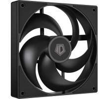 Кулер для корпуса/ Case Cooler ID-COOLING AS-140-K (140x140x25mm, 4-pin PWM, 72.2CFM, 24.9dBA, 1800RPM, Black)