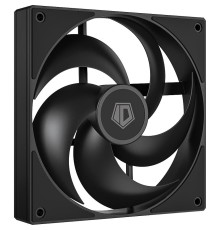 Кулер для корпуса/ Case Cooler ID-COOLING AS-140-K (140x140x25mm, 4-pin PWM, 72.2CFM, 24.9dBA, 1800RPM, Black)