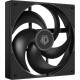 Кулер для корпуса/ Case Cooler ID-COOLING AS-140-K (140x140x25mm, 4-pin PWM, 72.2CFM, 24.9dBA, 1800RPM, Black)