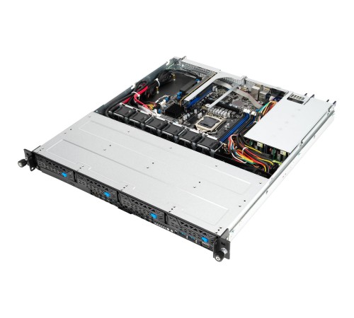 Серверная платформа/ ASUS RS300-E11-RS4 ; 1U, 1 x Socket LGA 1200; 4 x 3.5"/2.5" HS HDD Bays, up to (2*SATA/SAS/NVMe + 2*SATA/SAS); 4 x DDR4 ECC and non-ECC UDIMM; 3 slots: 1 x PCI-E x 16 + 1 x PCI-E x 8 + 1 x PCI-E x 8; 6 x SATA3 6Gb/s ports; A Серверная платформа/ ASUS RS300-E11-RS4 ; 1U, 1 x Socket LGA 1200; 4 x 3.5"/2.5" HS HDD Bays, up to (2*SATA/SAS/NVMe + 2*SATA/SAS); 4 x DDR4 ECC and non-ECC UDIMM; 3 slots: 1 x PCI-E x 16 + 1 x PCI-E x 8 + 1 x PCI-E x 8; 6 x SATA3 6Gb/s ports; A