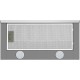 ВЫТЯЖКА HOMSair Flat 50 Inox/ встраиваемая, кнопочное управление, 2 скорости, 520 м3/ч, до 20 м2, 45 дБ, угольный фильтр CF110 - 1 шт, ШхВхД: 500х176х280 мм, нерж. сталь