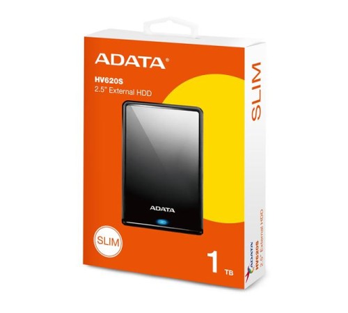 Внешний накопитель Внешний HDD 1TB USB 3.2 Gen 1 (USB 5Gbps) COLOR BOX черный