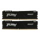 Память оперативная/ Kingston 32GB 3200MT/s DDR4 CL16 DIMM (Kit of 2) 1Gx8 FURY Beast Black (Select Regions ONLY)
