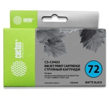 -/ Картридж струйный Cactus CS-C9403 №72 черный матовый (130мл) для HP DJ T610/T620/T770/T1100/T1100MFP