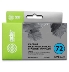 -/ Картридж струйный Cactus CS-C9403 №72 черный матовый (130мл) для HP DJ T610/T620/T770/T1100/T1100MFP