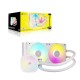 Система жидкостного охлаждения/ Water Cooling System Corsair iCUE LINK TITAN 240 RX RGB (240mm, White, RGB/ Fans: 2x120mm, 73.5CFM, 36dBA, 2100RPM/ S: 1851, 1700, AM5, AM4)