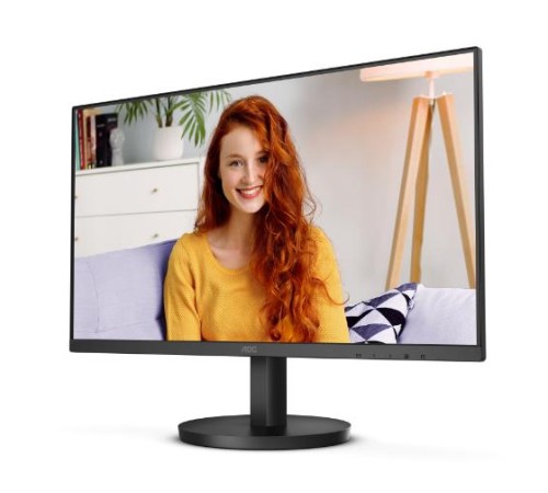 Монитор 23.8" АОС 24B3HMA2 1920x1080 WLED, 16:9, VA, 250cd, 3000:1, 20M:1, 4ms, 178/178, VGA, HDMI, 100Hz, Speakers, Tilt, Внут, VESA, Black, 3y