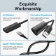 Активный кабель-удлинитель Vention USB 2.0 AM/AF с усилителем - 20м Черный