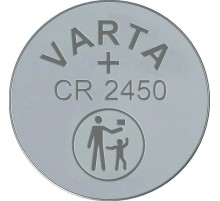 Батарейка CR2450/ Батарейка Varta ELECTRONICS CR2450 BL1 Lithium 3V (6450) (1/10/100) (1 шт.)