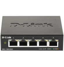 Коммутатор D-Link Настраиваемый L2 коммутатор, 5х1000Base-T