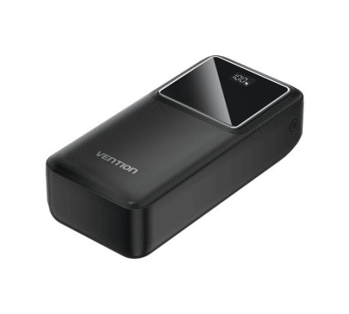 Power Bank Vention 30000mAh(Micro-USB/C-A/A)22.5W Черный с LED Дисплеем, шт. Power Bank Vention 30000mAh(Micro-USB/C-A/A)22.5W Черный с LED Дисплеем, шт.
